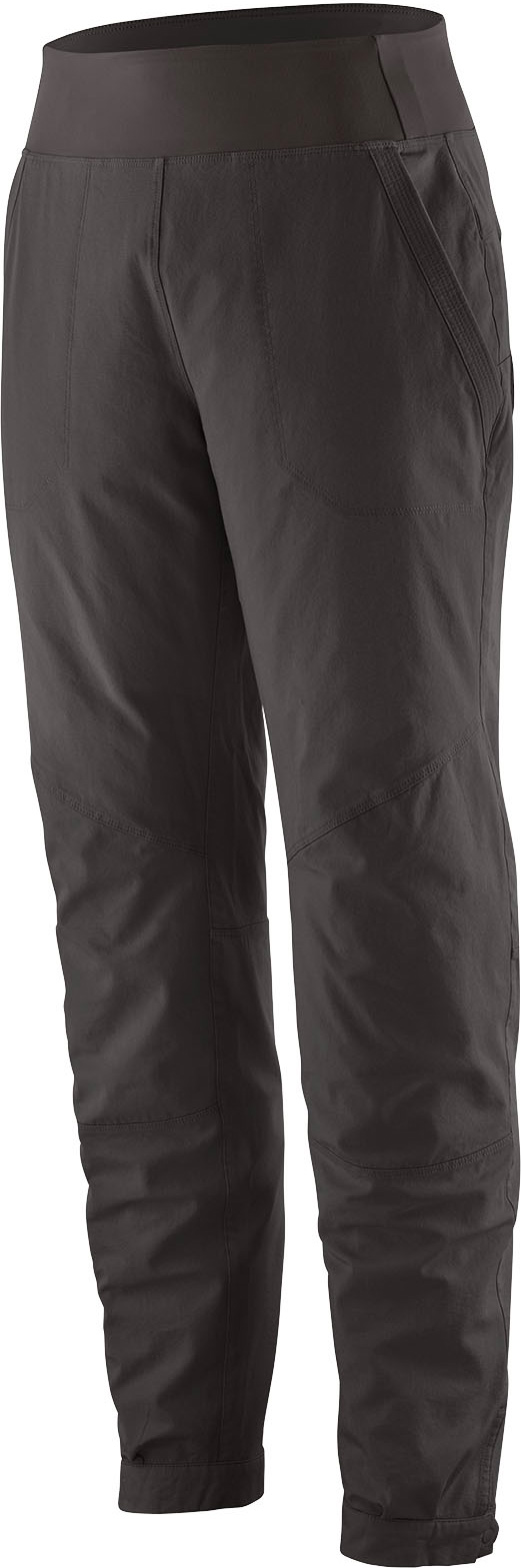 Pantalon d'escalade avec liberté de mouvement optimale - W's Caliza Rock Pants Reg Black en Coton - Taille XS - Noir