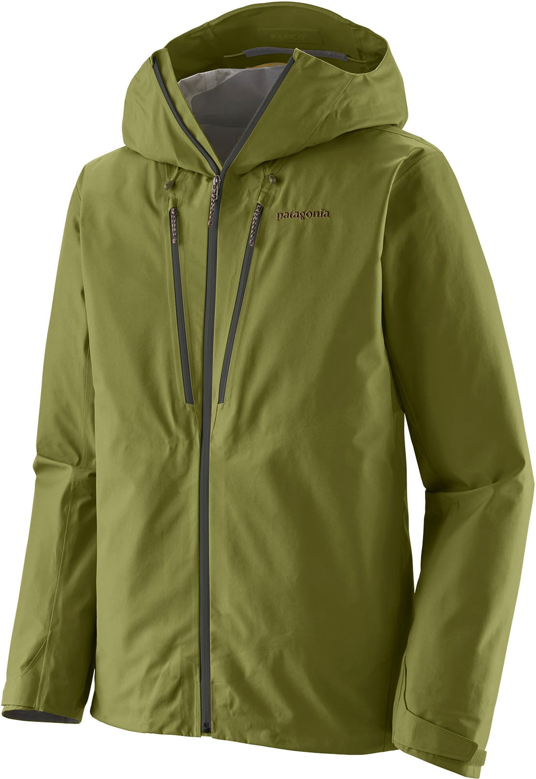 Veste d'alpinisme imperméable - M's Triolet Jkt Caper Green - Taille M - Vert