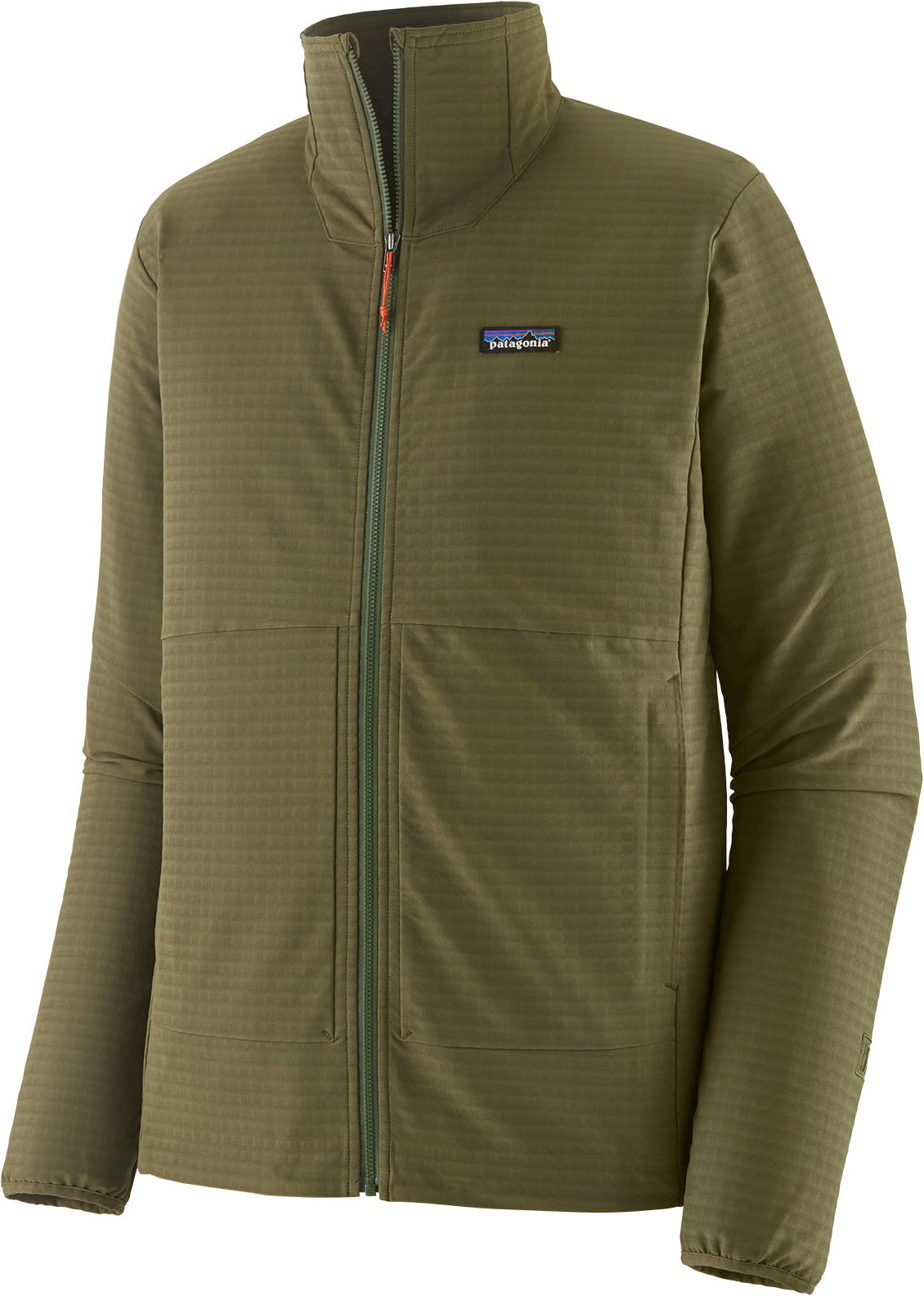 Polaire chaude et extensible - M's R1 TechFace Jkt Basin Green - Taille L - Vert