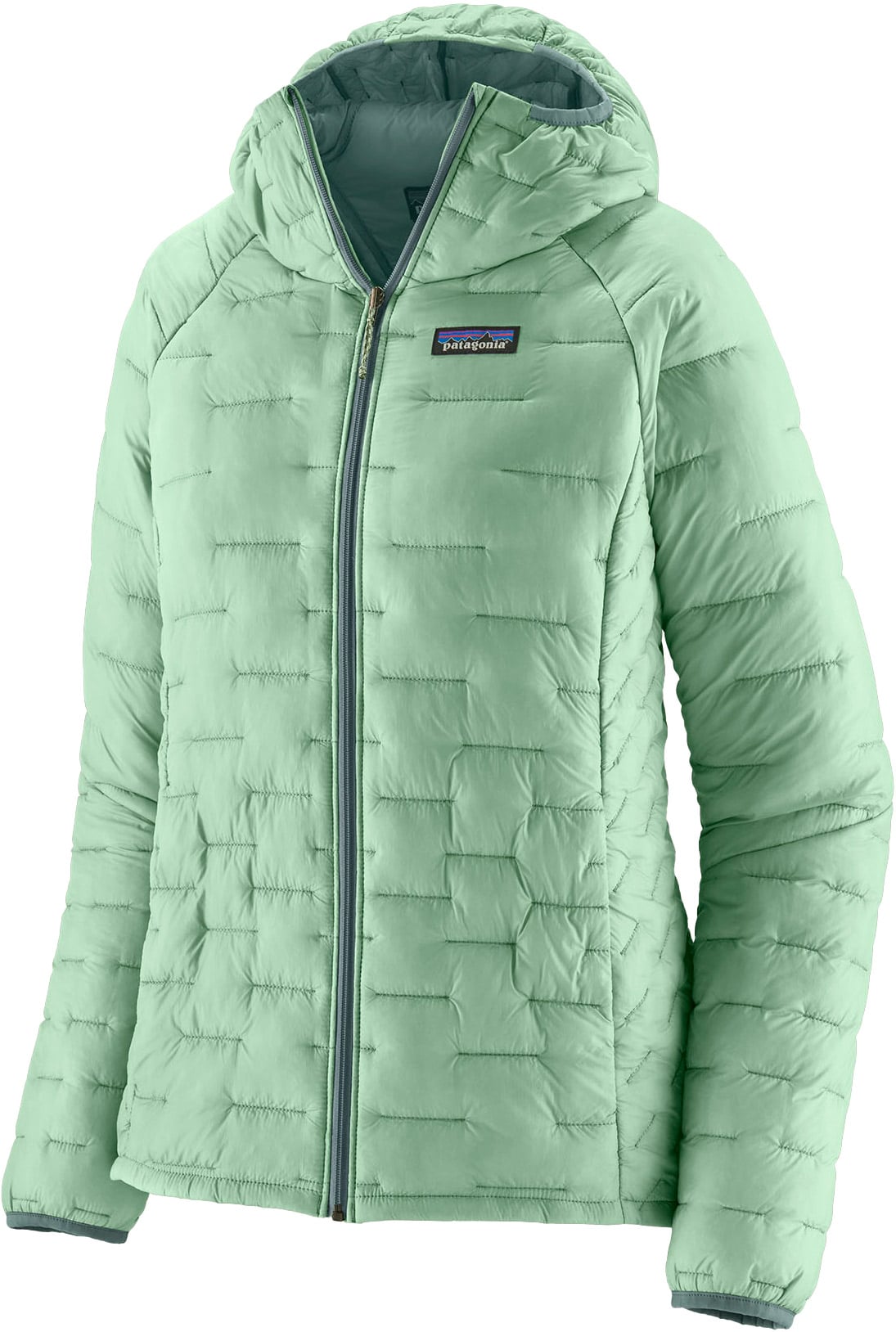 Doudoune chaude en PlumaFill - W's Micro Puff Hoody Thin Ice en Nylon - Taille XS - Bleu