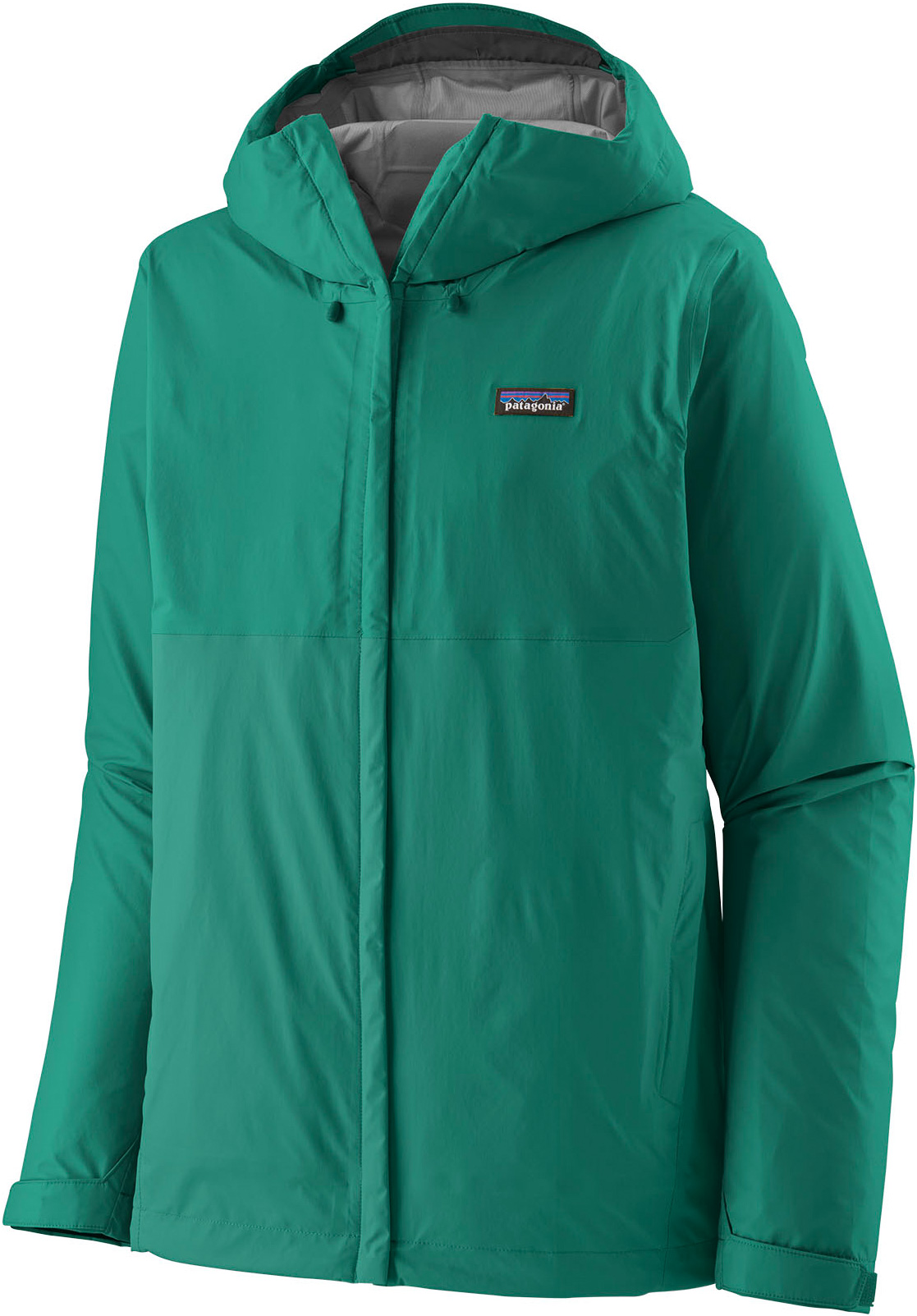 Veste de randonnée imperméable - M's Torrentshell 3L Rain Jkt Gem Green en Nylon - Taille L - Gris