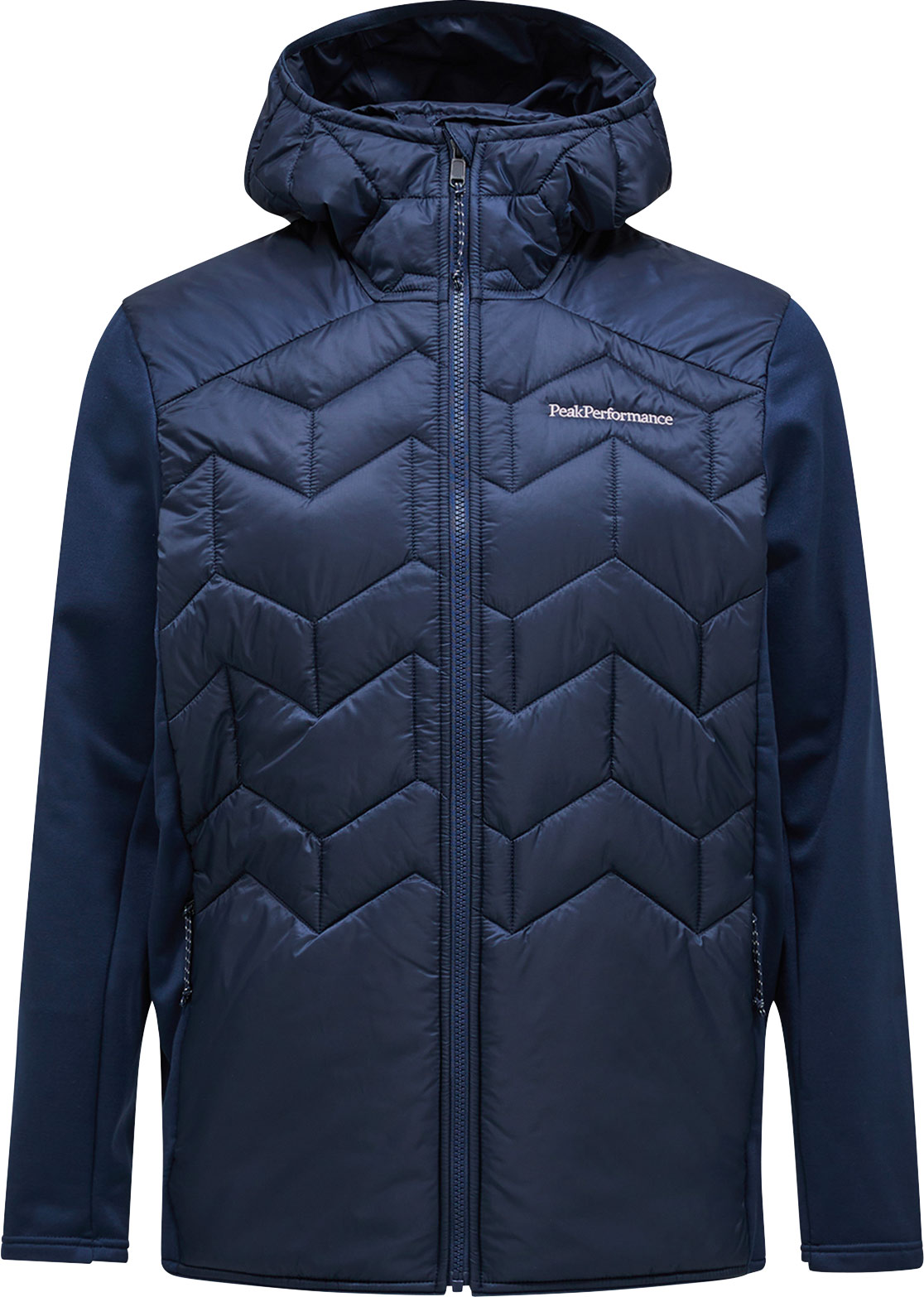 Doudoune isolante et polyvalente - M Elevate Liner Hybrid Hood Jacket Blue Shadow - Taille S - Navy