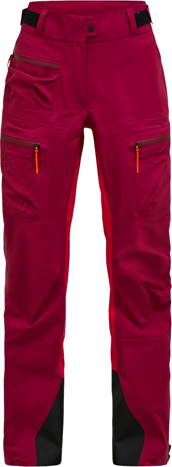Pantalon imperméable en GORE-TEX - W Vislight Gore-Tex C-Knit 3L Pants Vertical Zenit Tech Burgundy - Taille S