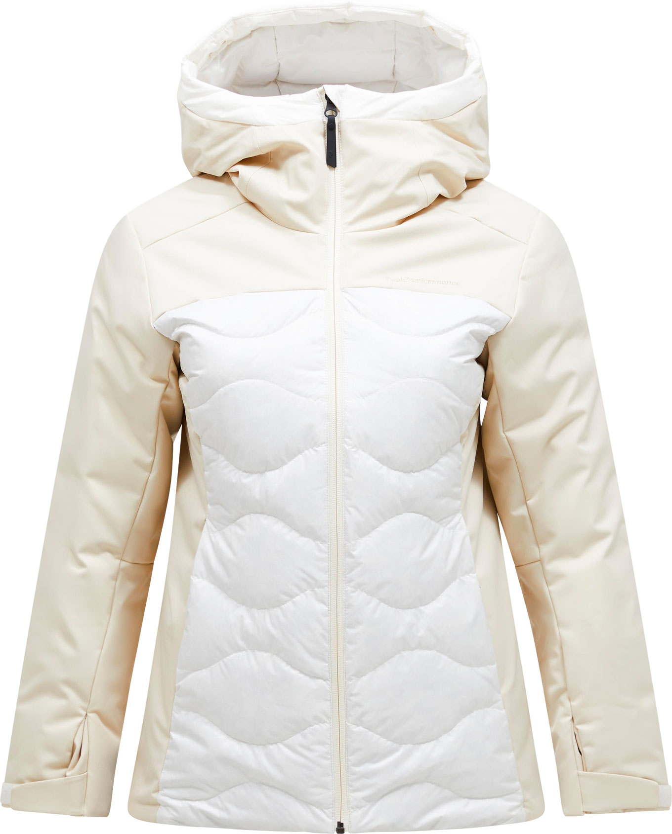 Stepp- Und Daundenjacken Ski W Silverchute Helium Down Jacket Sand Fog Off White für Damen Größe L Weiß