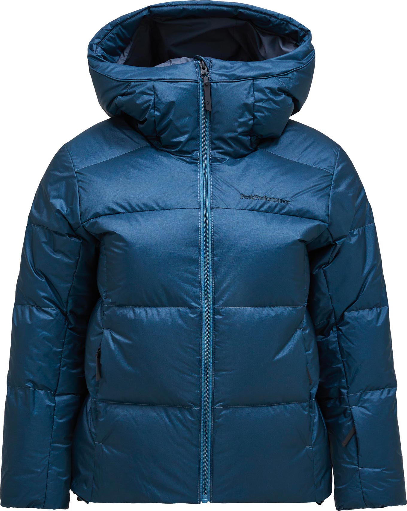Isolierende Skijacke mit Daunen W Glissade Down Jacket Mountain Lake für Damen Größe M Blau