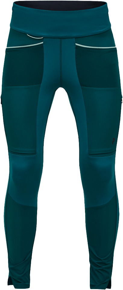 Legging de randonnée déperlant - W Ascent Track Tights Ponderosa Pine - Taille S - Vert