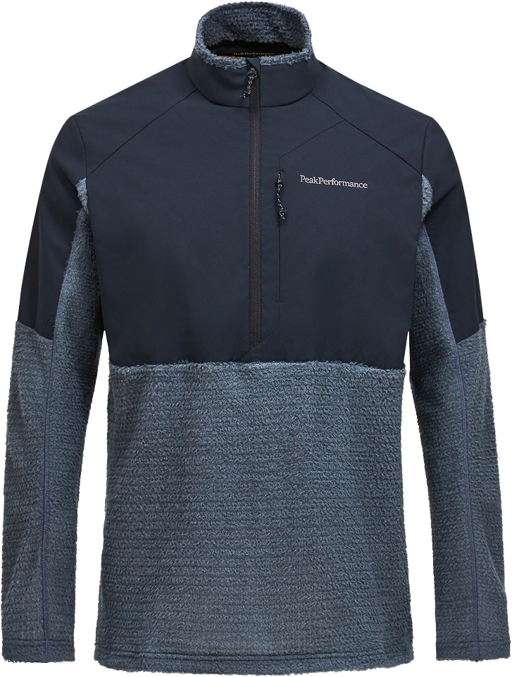 Atmungsaktives Fleece mit halbem Reißverschluss Polartec® Alpha™ M Freelight Alpha Half Zip Mountain Mist für Herren Größe XL