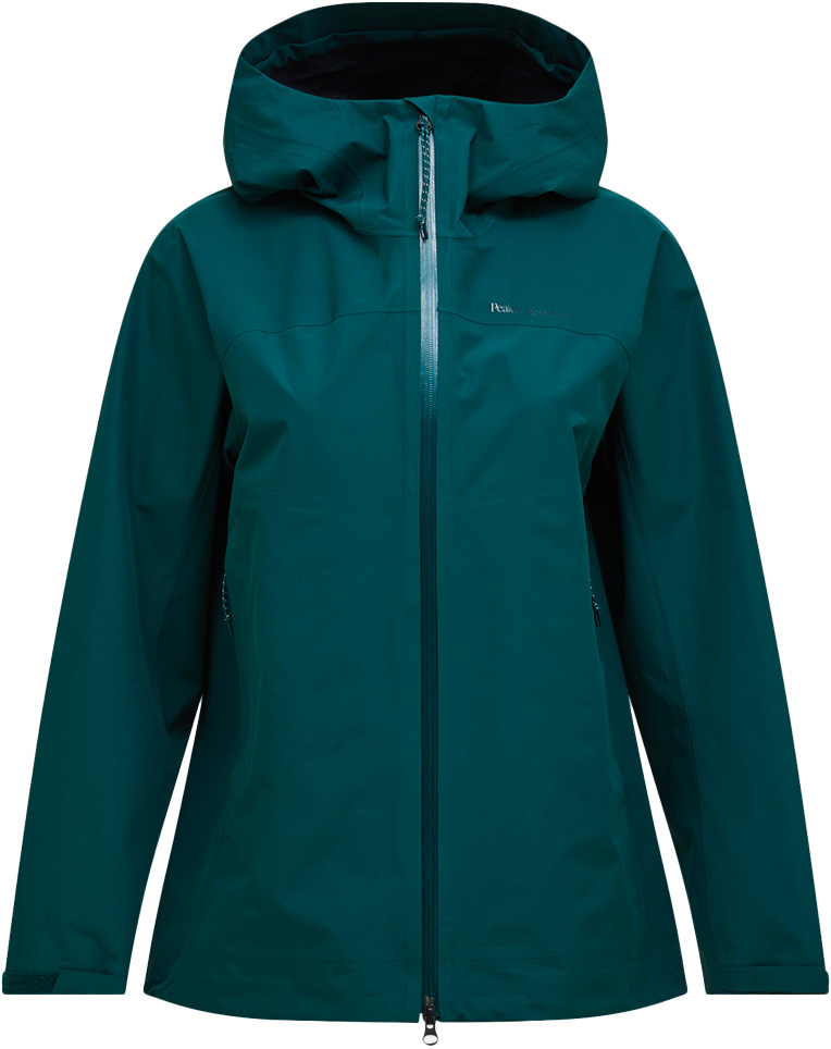 Veste imperméable de randonnée - W Treeline Shell Jacket Ponderosa Pine - Taille S - Vert