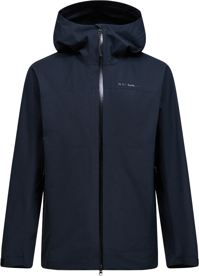 Veste imperméable de randonnée - M Treeline Shell Jacket Black - Taille S - Noir