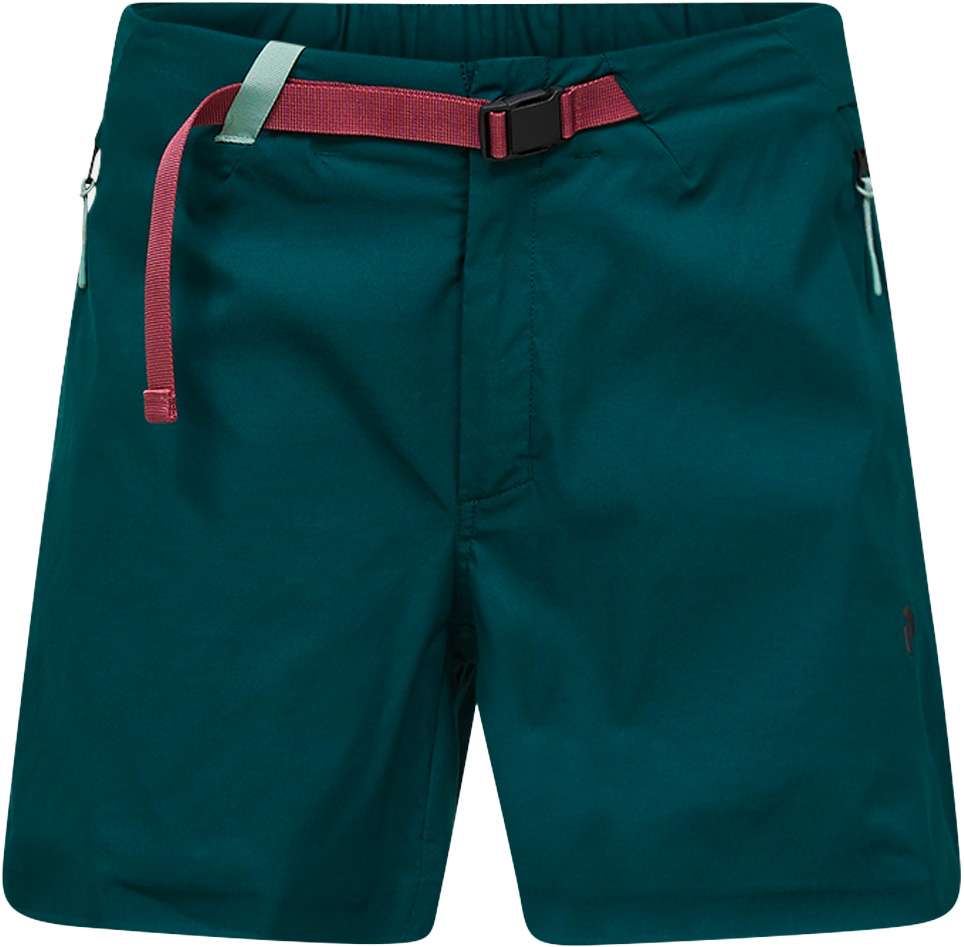 Short léger et stretch pour randonnée et VTT - W Iconiq Tech Shorts Ponderosa Pine - Taille S - Vert