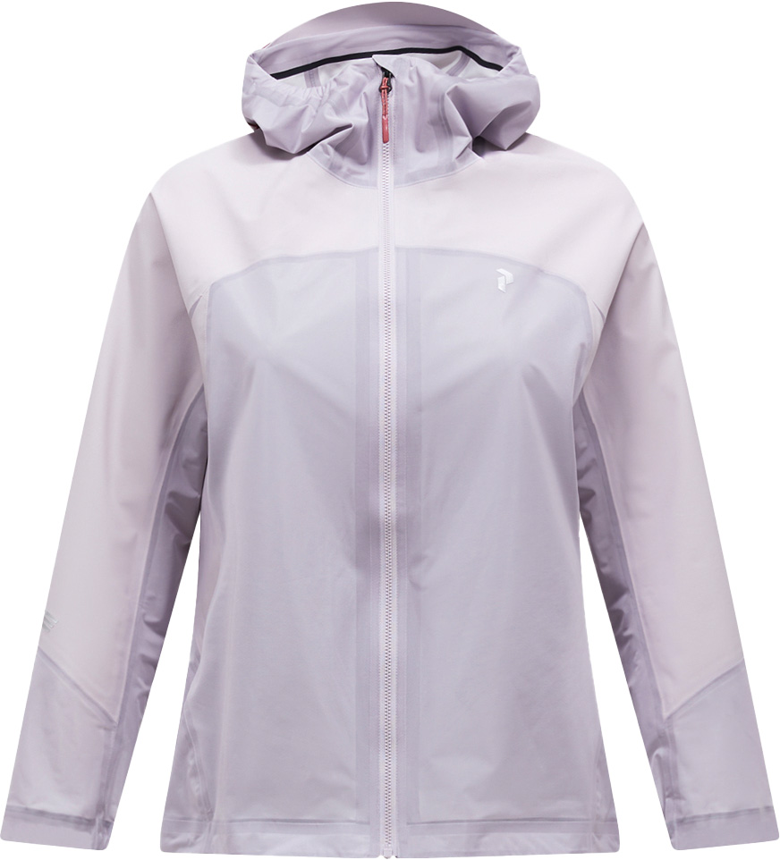 Veste imperméable et respirante pour trail - W Discover Shell Misty Lavender - Taille M - Violet