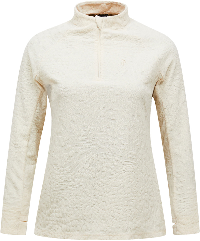 Polaire légère zippée en Polartec® - W Discover Midlayer Sand Fog - Taille S - Beige