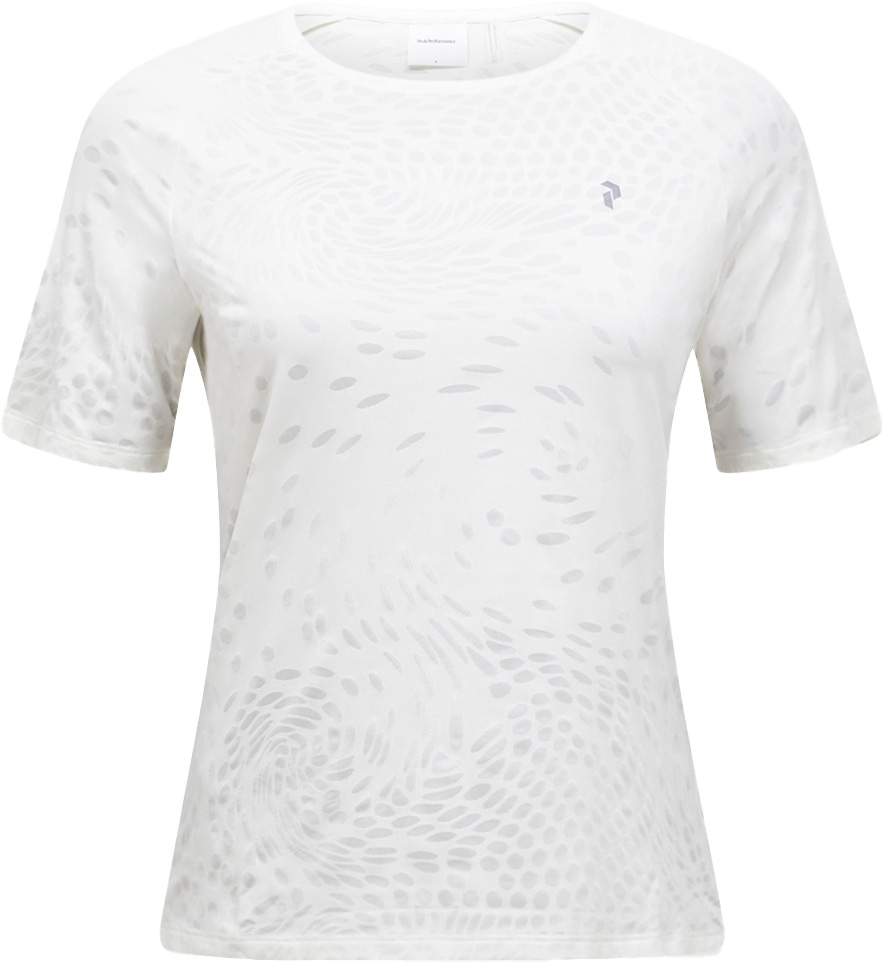 T-shirt de randonnée léger et stretch - W Discover SS Tee Offwhite - Taille M - Blanc