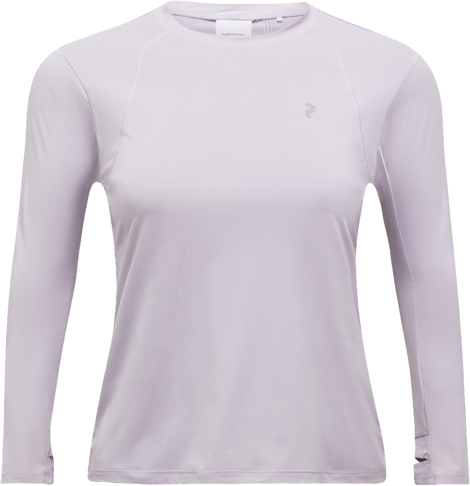 T-shirt de randonnée léger et stretch à manches longues - W Repel UPF LS Tee Misty Lavender - Taille M - Violet