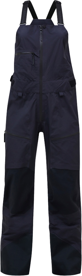 Salopette imperméable de ski en GORE-TEX® PRO - W Vertical Gore-Tex Pro Bib Black - Taille XS - Noir