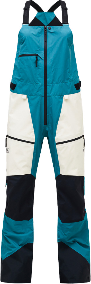 Salopette imperméable de ski de randonnée en GORE-TEX® PRO - W Vertical Gore-Tex Pro Bib Hydro Fresh Sand Fog - Taille M