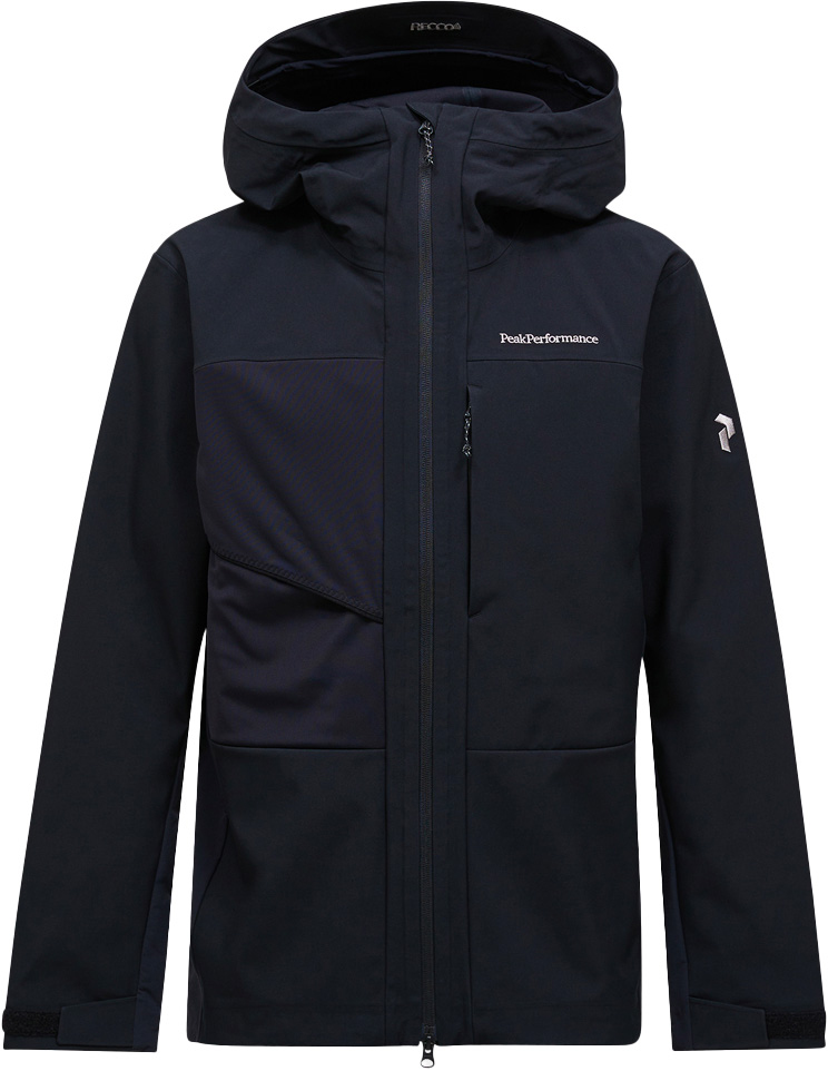 Veste imperméable de ski de randonnée - M Ascent Softshell Jacket Black en Softshell - Taille S - Noir
