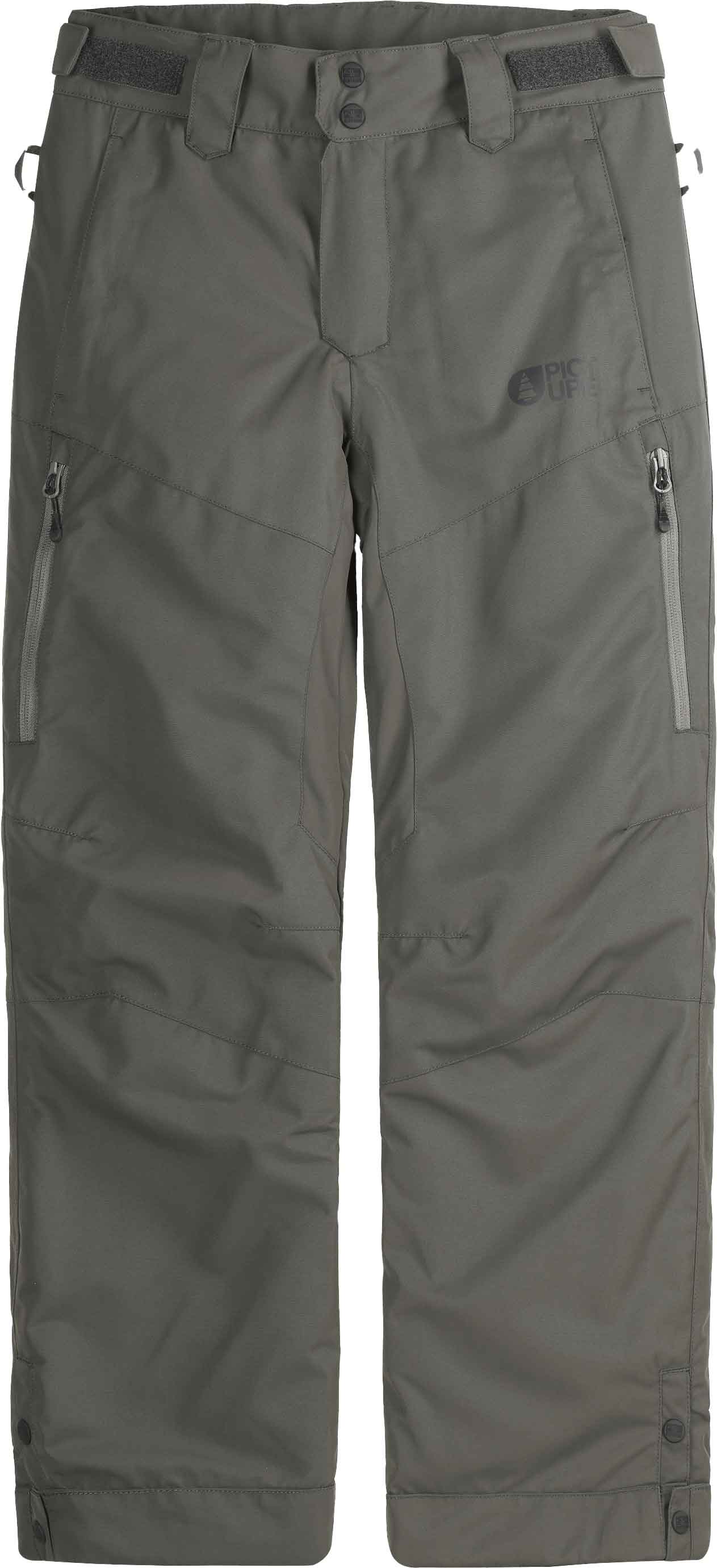 Atmungsaktive und wasserdichte Skihose Time Pants Raven Grey Kindergröße 110-122 cm Grau