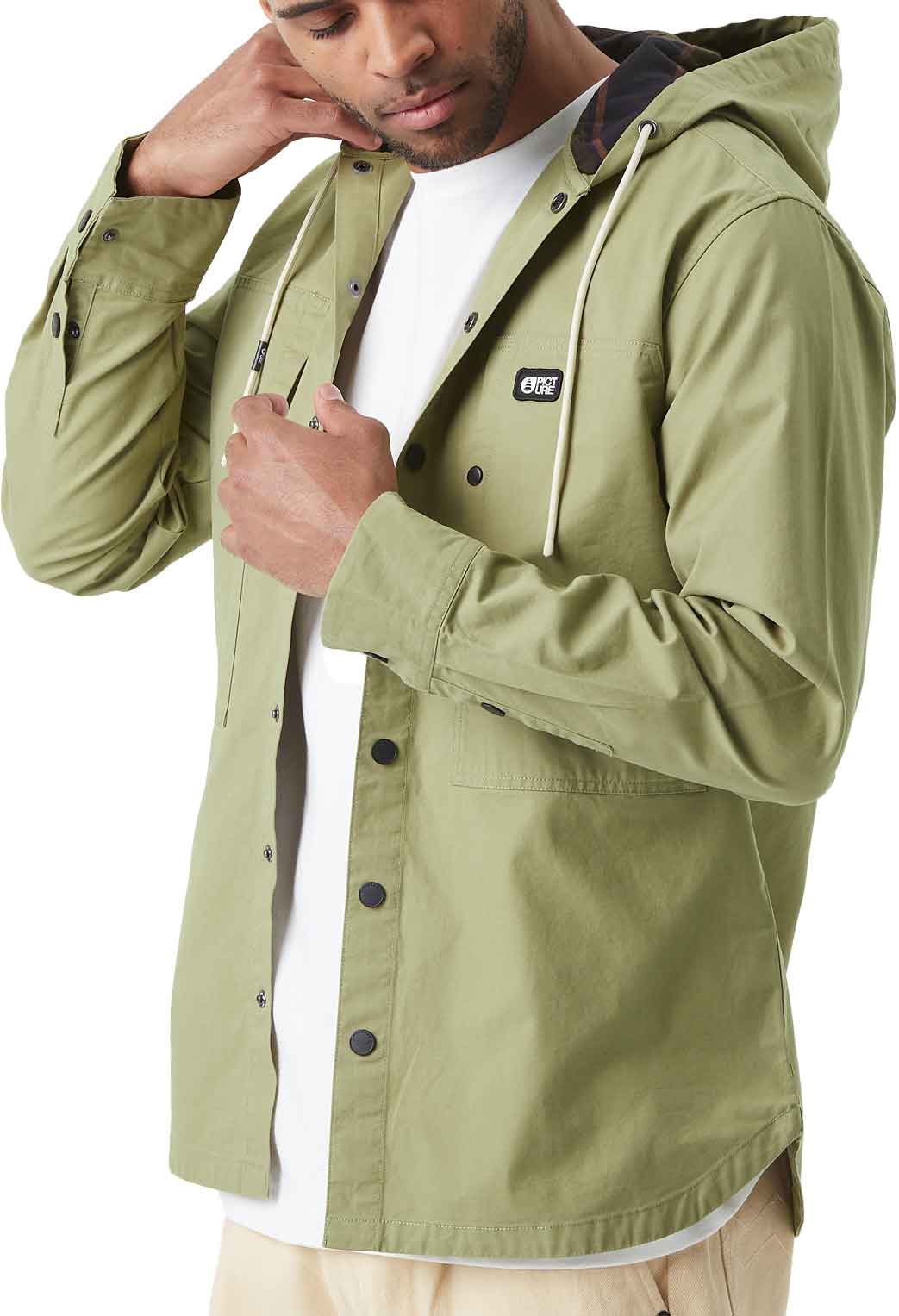 Veste à capuche - Perrie Shirt Aloe en Coton - Taille L - Vert