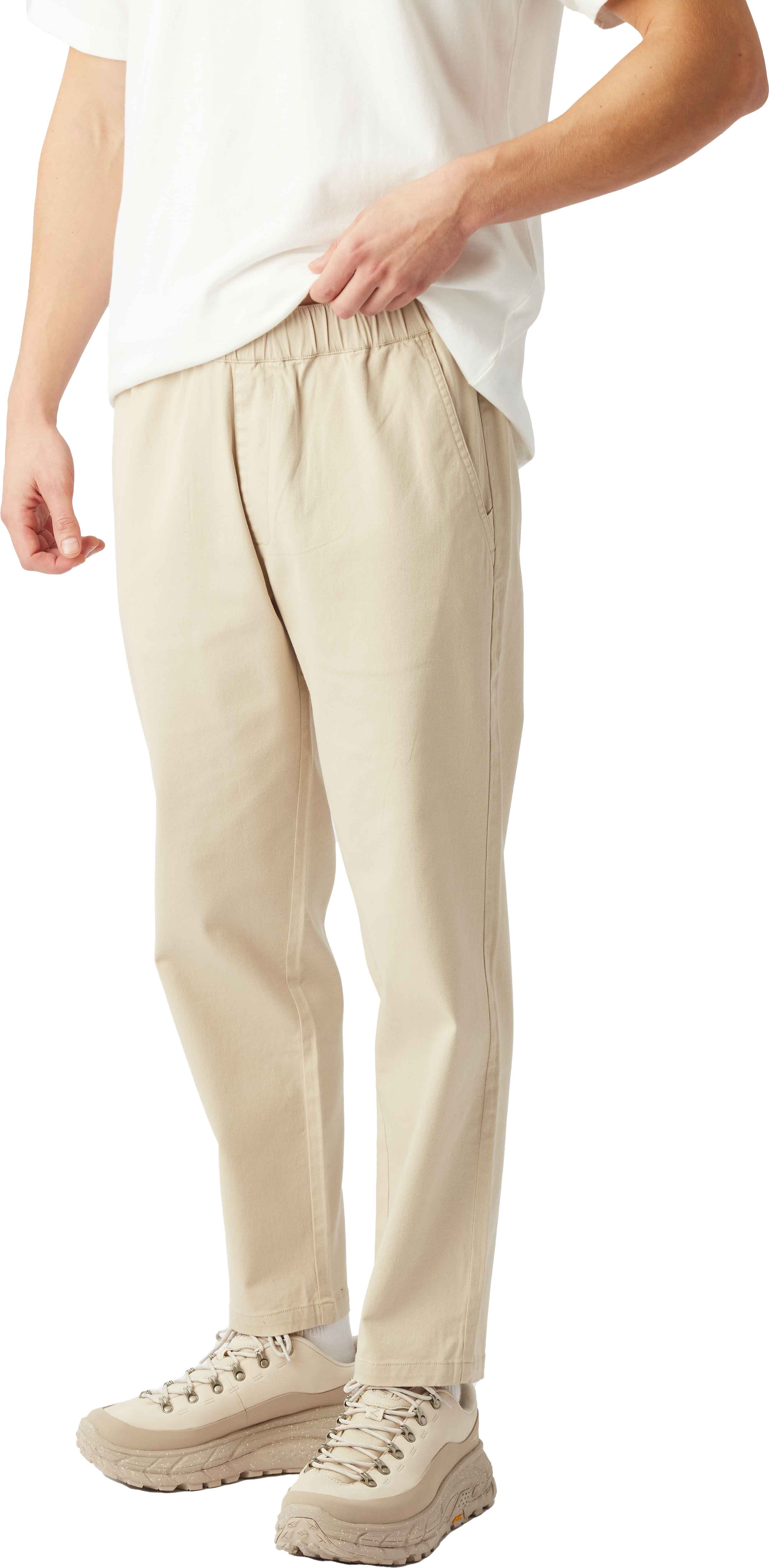 Pantalon en coton biologique - Dalaro Pants Wood Ash en Coton - Taille S - Beige