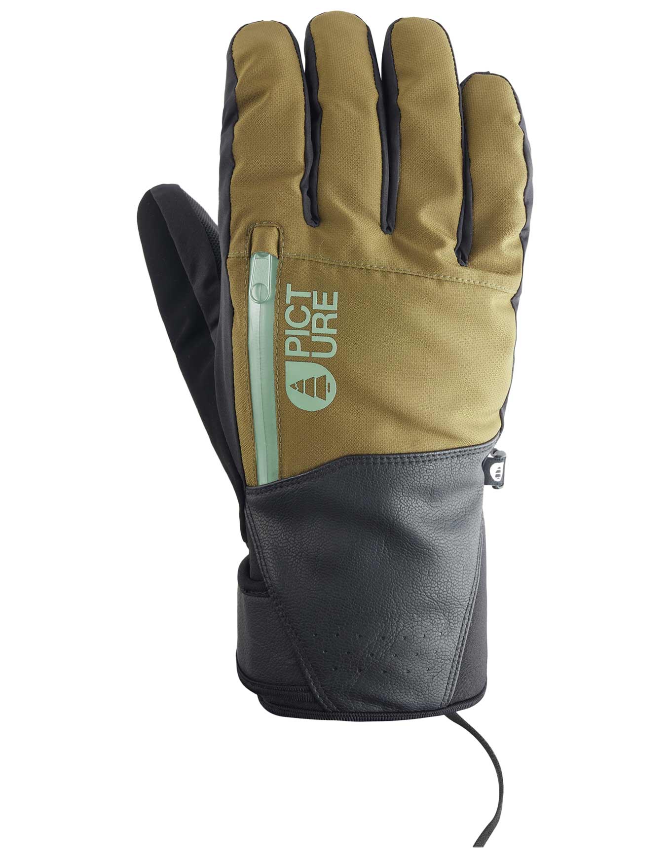 Atmungsaktive und wasserfeste Handschuhe Madson Gloves Tobacco für Herren Größe 8 Khaki