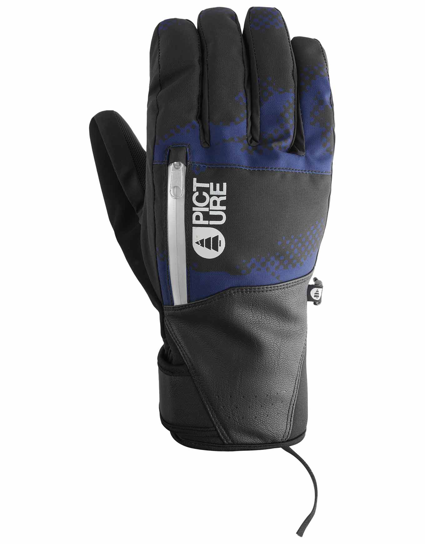 Atmungsaktive und wasserfeste Handschuhe Madson Gloves Retro Fusion Print für Herren Größe 9 Blau