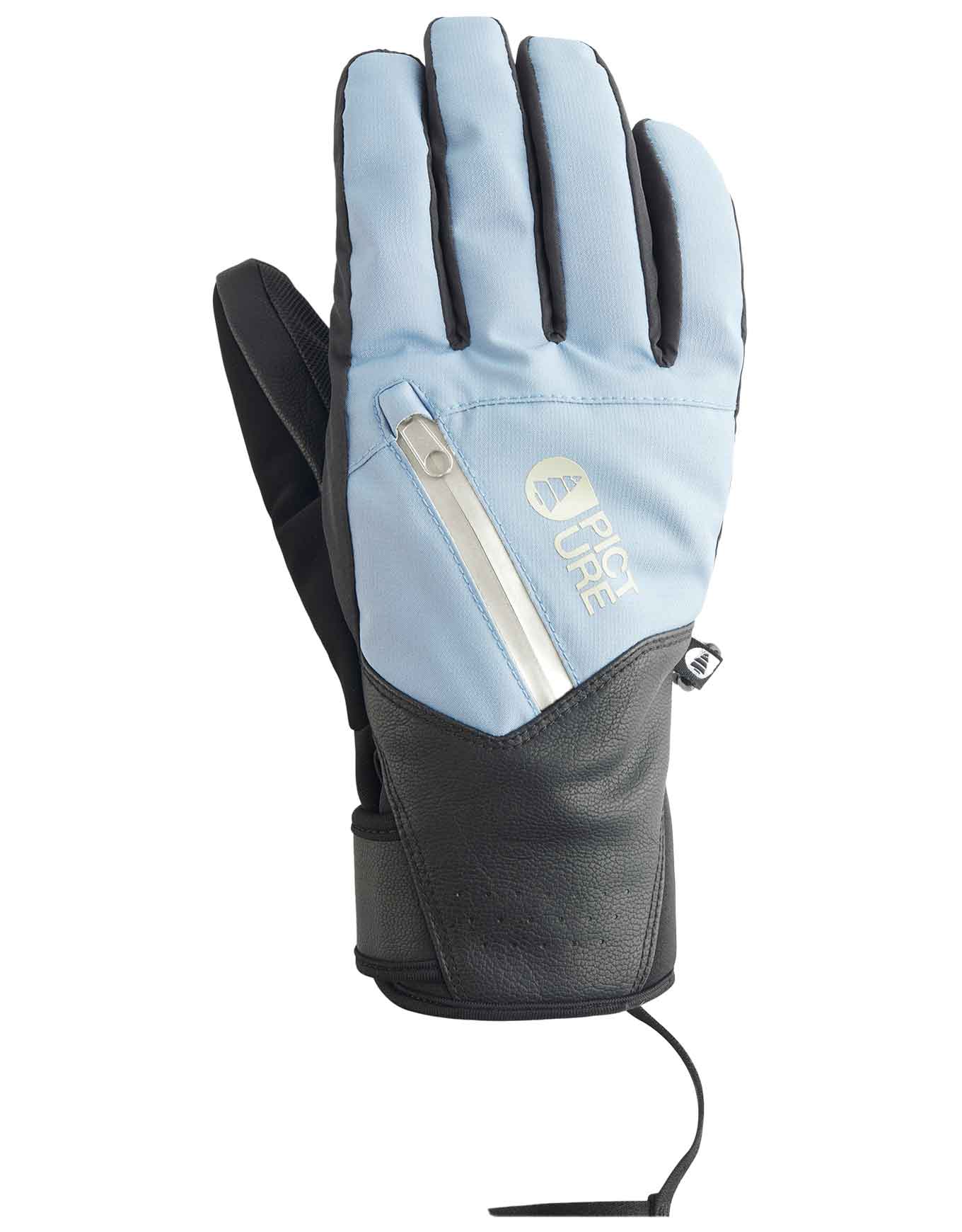 Wasserfeste und atmungsaktive Handschuhe Kakisa Gloves Stonewash für Damen Größe 8 Blau