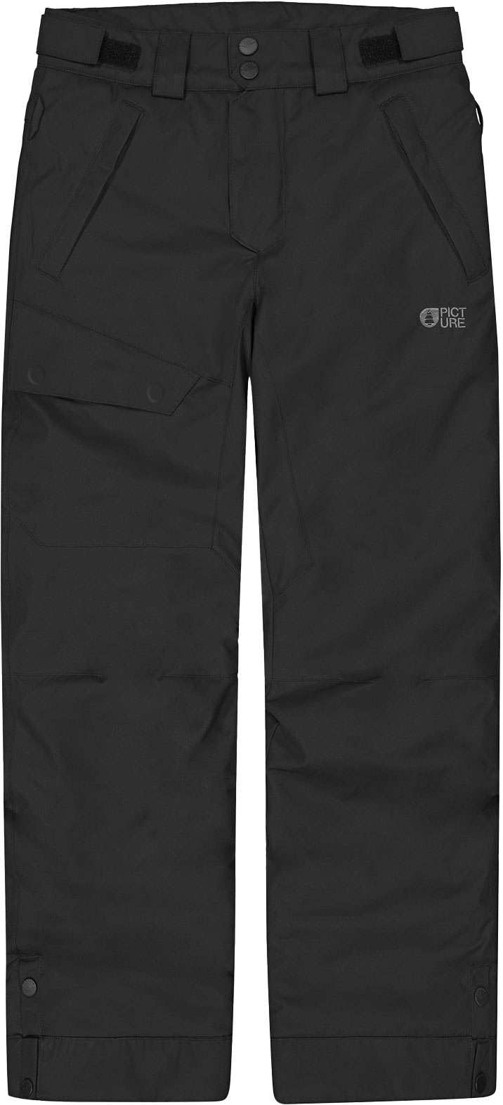 Wasserfeste und atmungsaktive Hose Skihosen Time Pants Black Kindergröße 110-122 cm schwarz