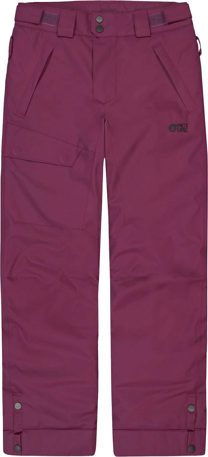 Wasserfeste und atmungsaktive Hose Skihosen Time Pants Purple Potion Kindergröße 158-164 cm Bordeaux