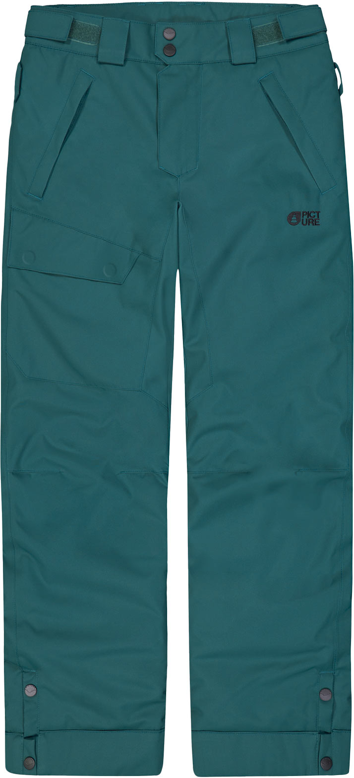 Wasserfeste und atmungsaktive Hose Skihosen Time Pants Deep Water Kindergröße 122-135 cm Grün