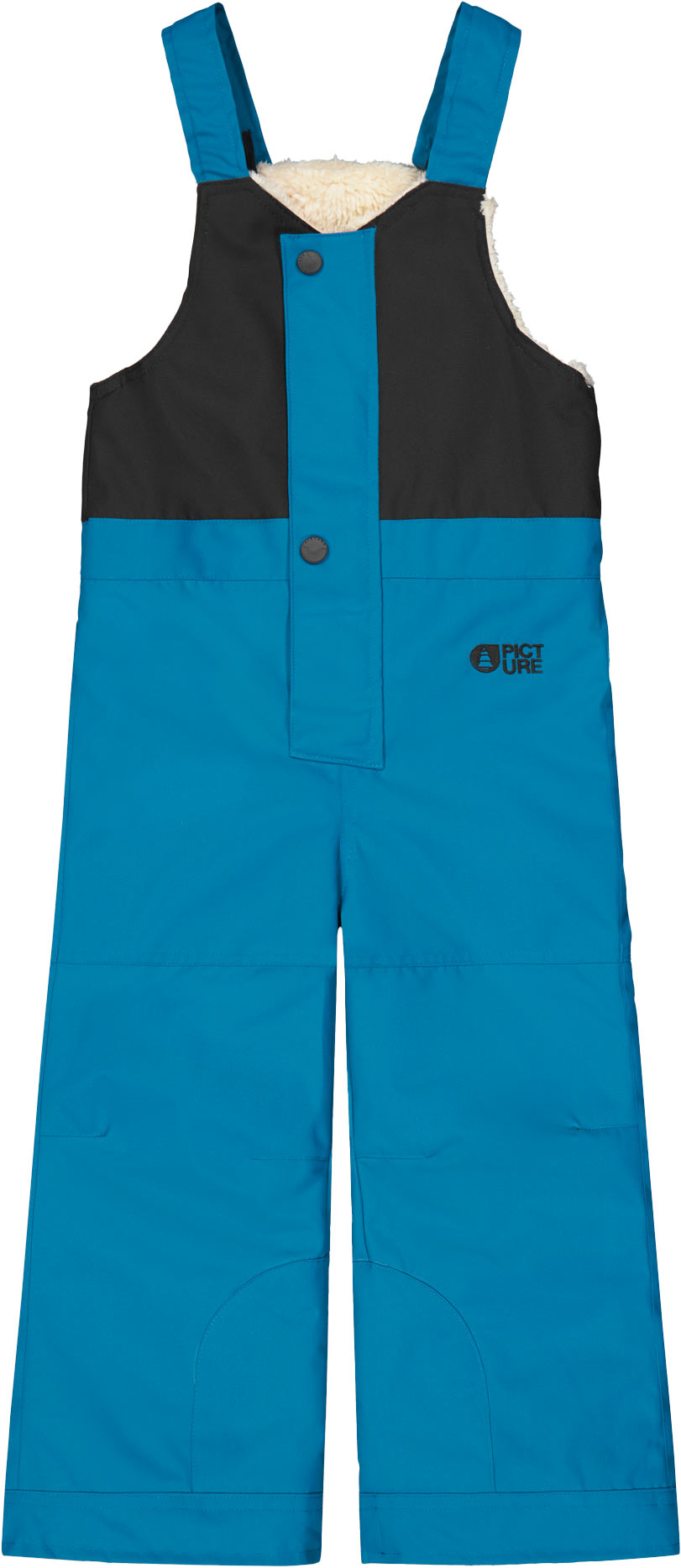 Atmungsaktive und wasserfeste Latzhose Snowy Bib Pants Serenity Blue Kindergröße 84-89 cm Blau