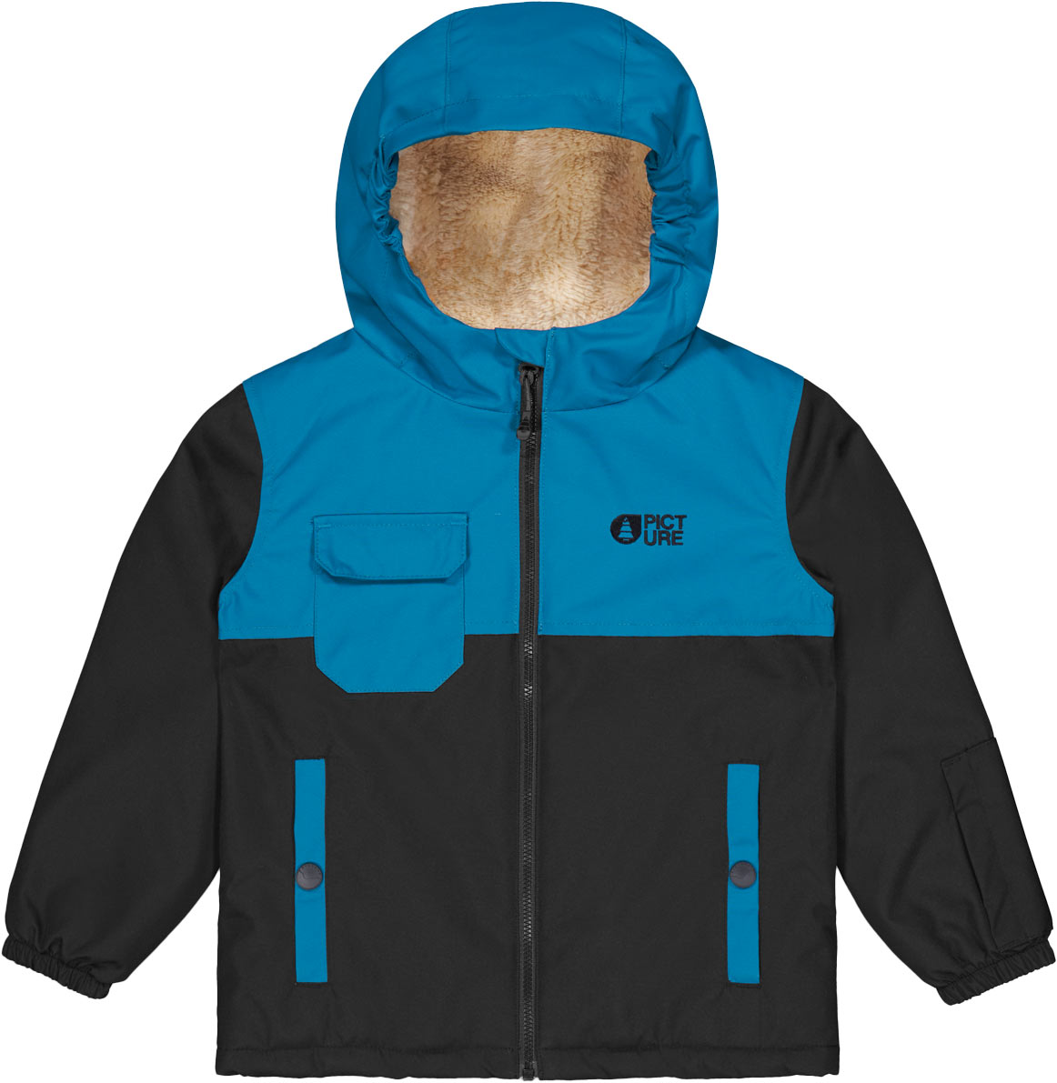 Wasserfeste und atmungsaktive Jacke Snowy Jkt Serenity Blue Kindergröße 84-89 cm Blau