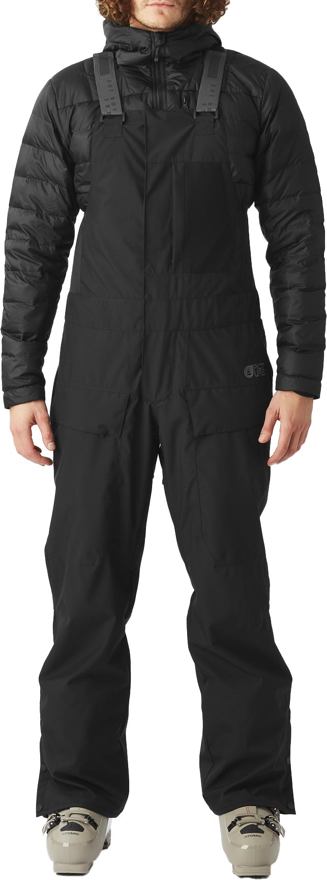 Latzhose Ski Testy Pants Black für Herren Größe XL schwarz