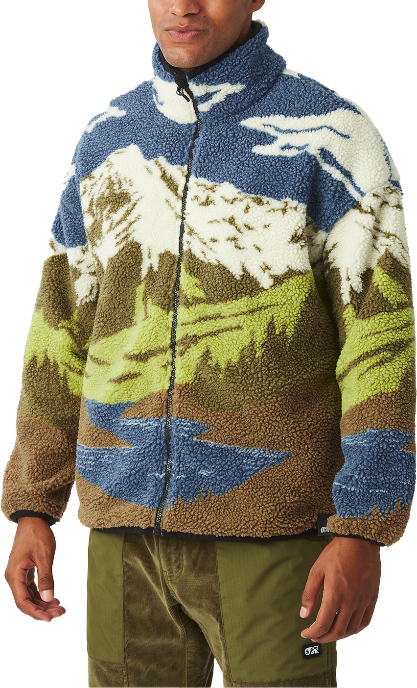 Veste polaire - Hafdals Fleece Cloudy Landscape Sherpa - Taille XXL - Marron
