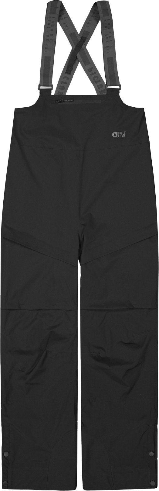 Wasserfeste und atmungsaktive Ski Latzhose Elwy Bib Pants Black für Damen Größe L schwarz