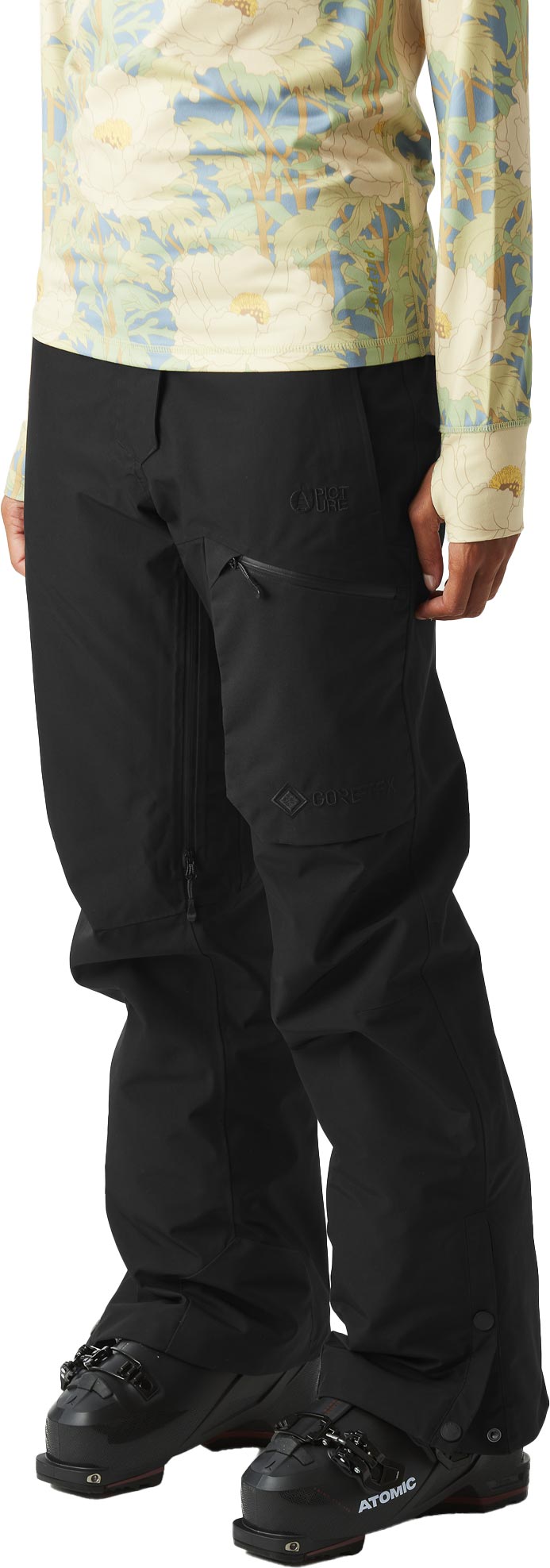 Pantalon de ski imper-respirant en GORE-TEX- - Exa GTX Pants Black - Taille L - Noir