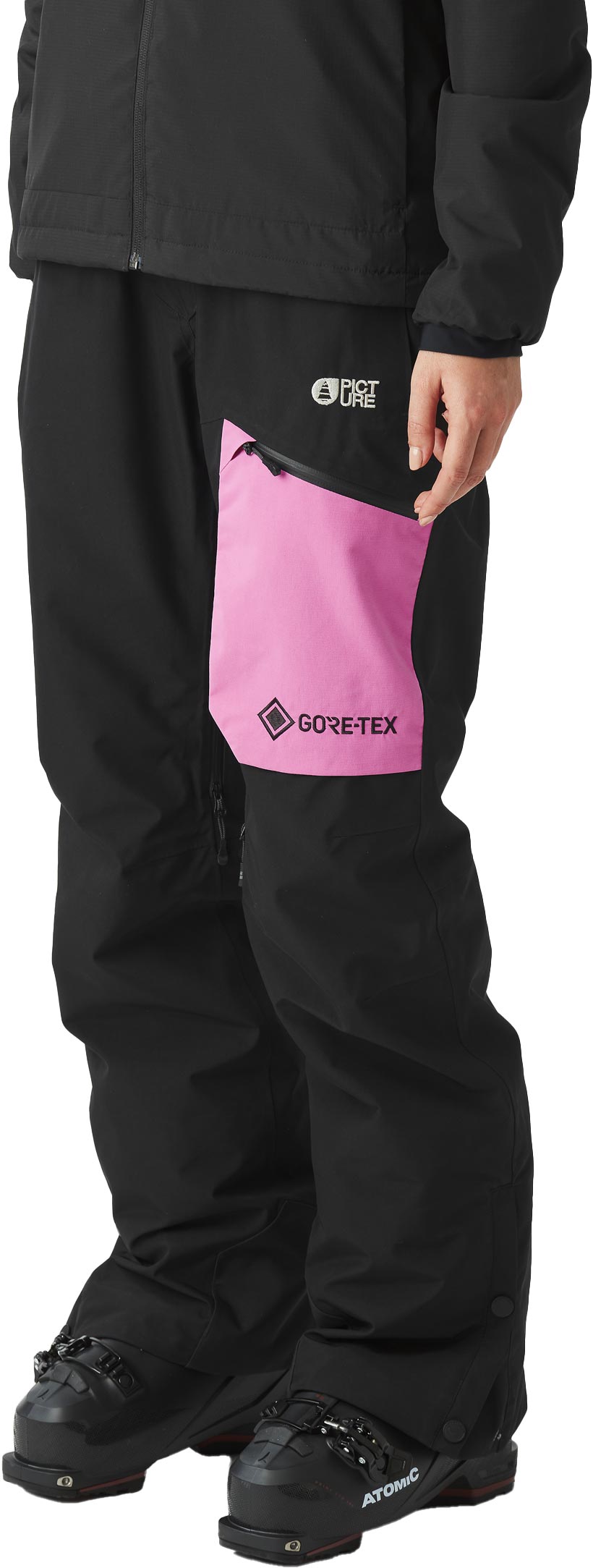 Wasserfeste und atmungsaktive Skihose aus GORE-TEX- Damen / Frau Exa GTX Pants Super Pink für Damen Größe M Rosa