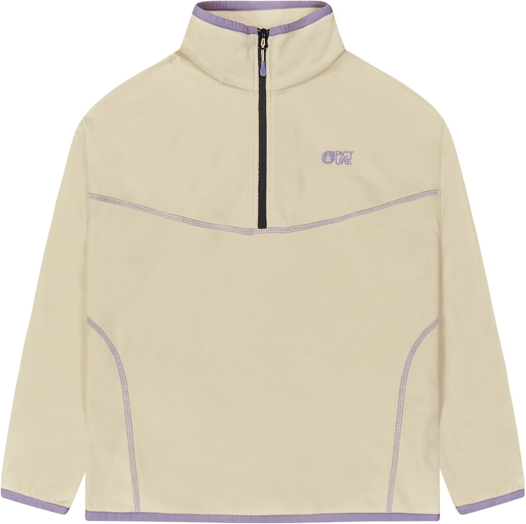 Polaire demi-zippée - Inaria 1/4 Light Fleece W Wood Ash - Taille L - Beige