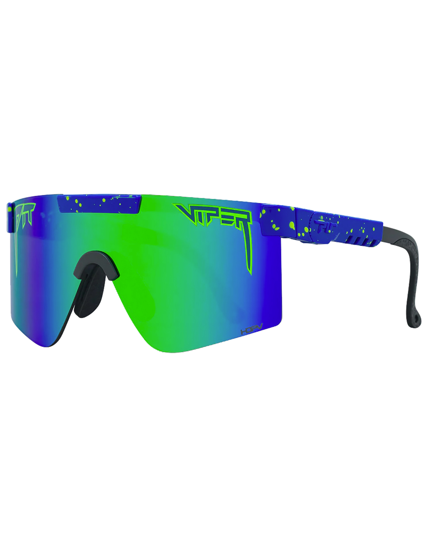 Lunettes de soleil polarisées - The Leonardo Original Wide HDPV Polarized Blue-Green - Bleu