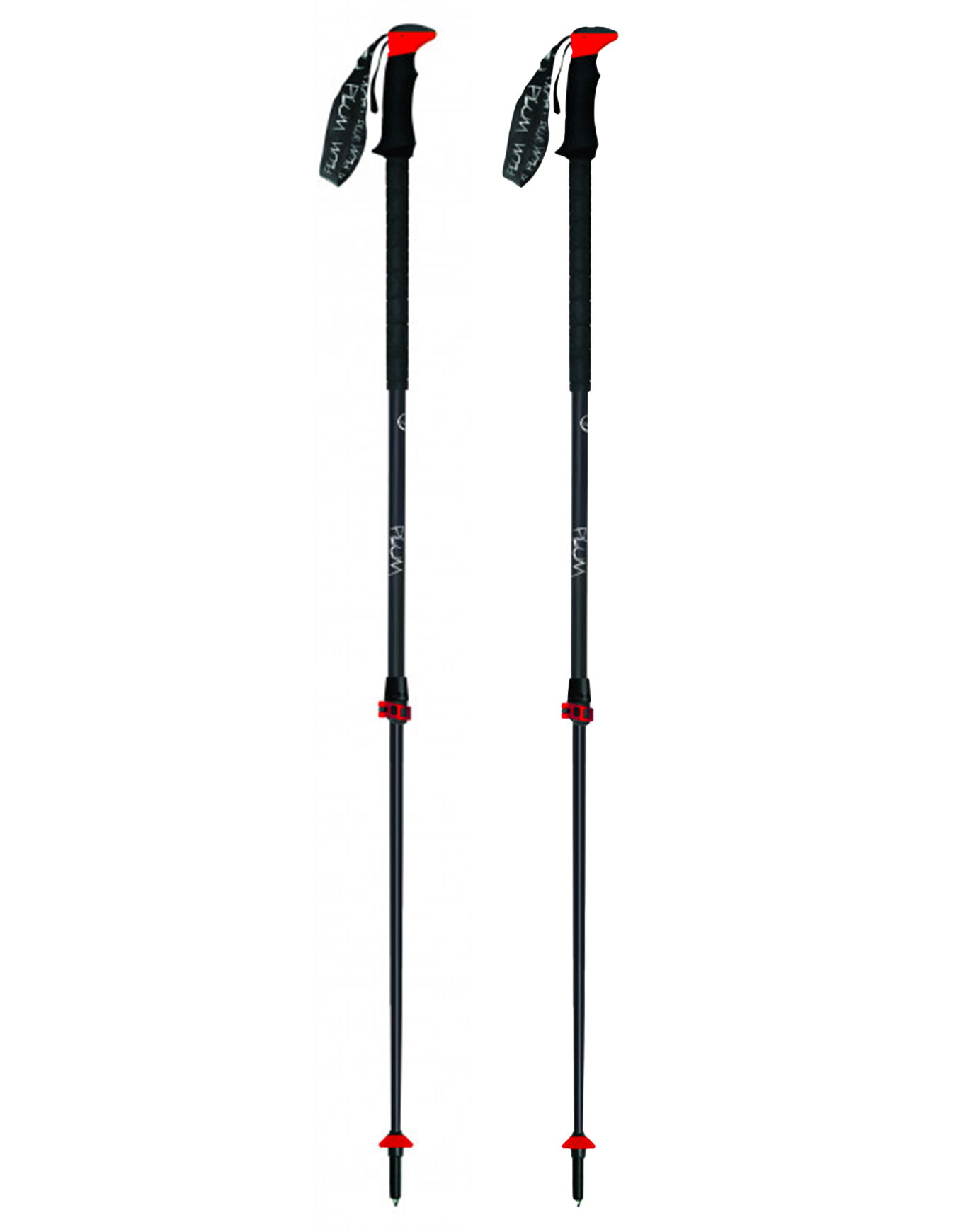 Bâtons polyvalents - Trail Tour FL Carbon EF en Aluminium - Noir