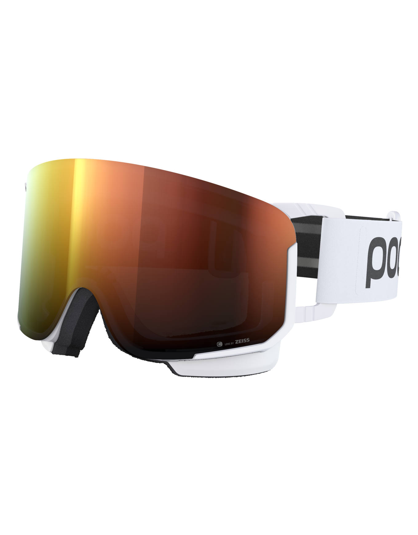 Masque de ski - Nexal Mid Clarity Hydrogen White/Spektris Orange - Blanc
