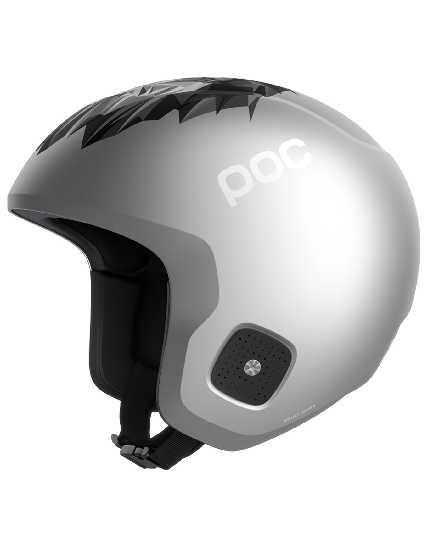 Skihelm Skull Dura Jr Marco Odermatt Ed. Argentite Silver Kindergröße 55-58 cm Grau