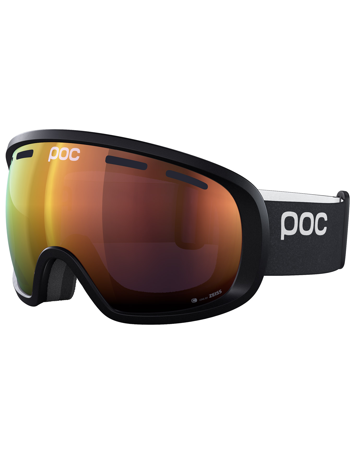 Skibrille Fovea Uranium Black/Partly Sunny Orange schwarz