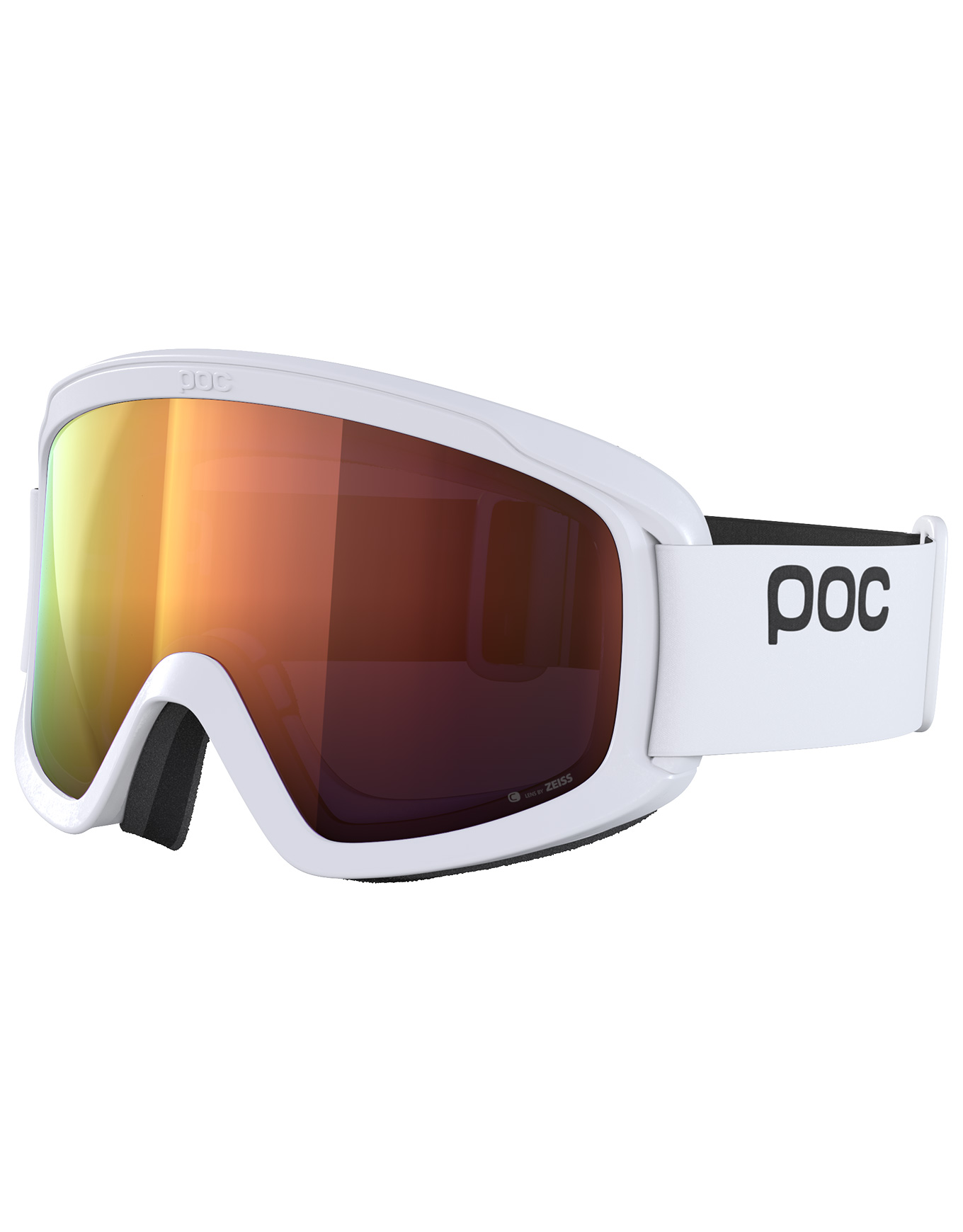Skibrille Opsin Hydrogen White/Partly Sunny Orange Weiß