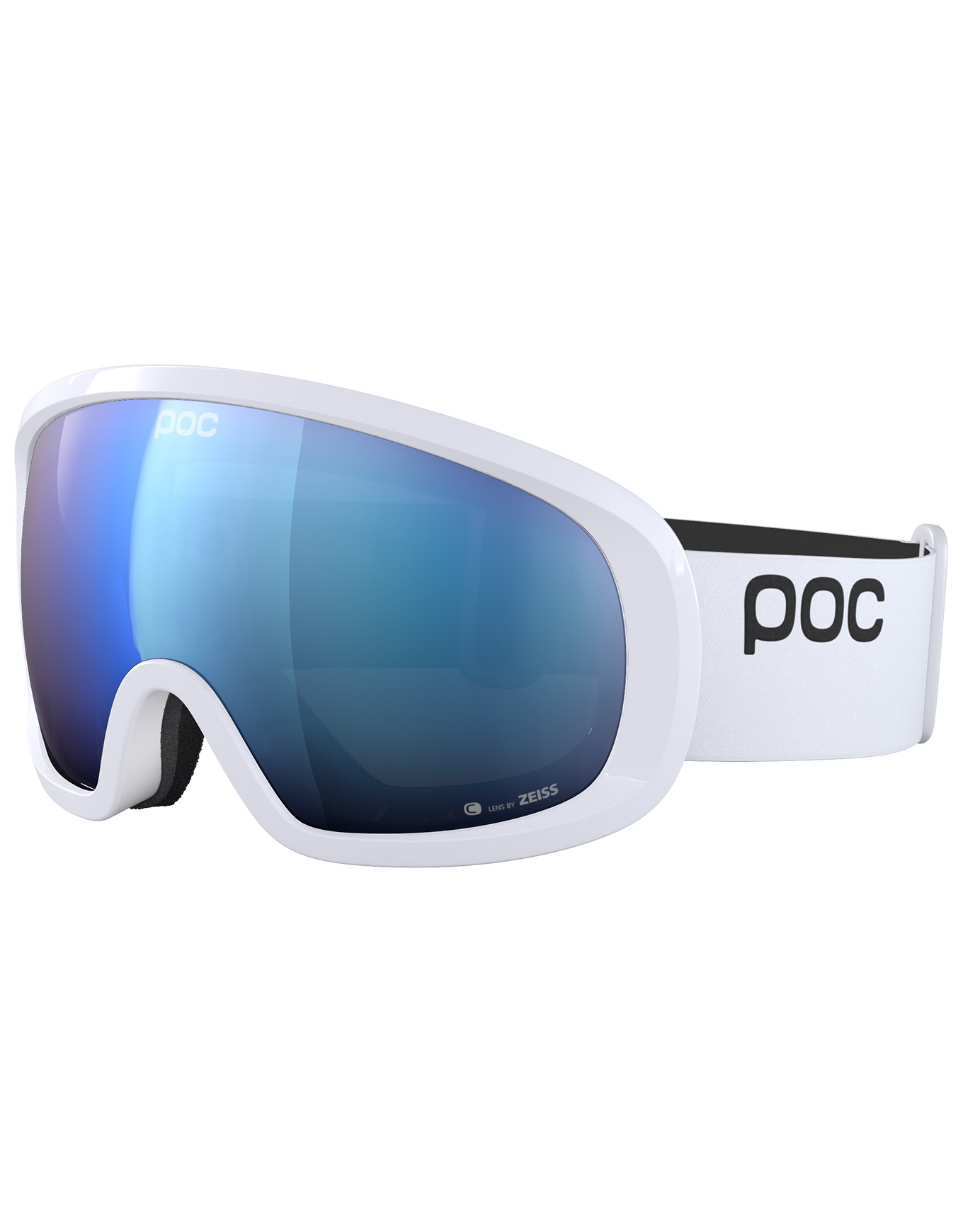 Masque de ski - Fovea Mid Hydrogen White/Partly Sunny Blue - Blanc