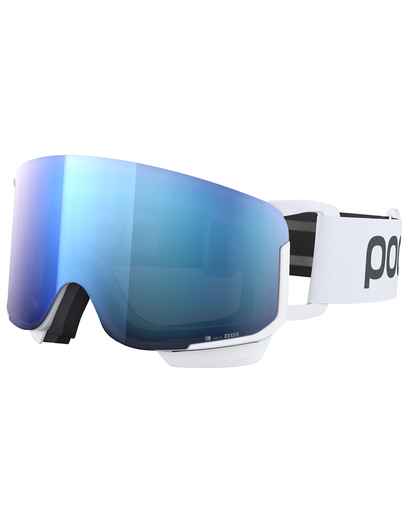 Masque de ski - Nexal Mid Hydrogen White/Partly Sunny Blue - Blanc
