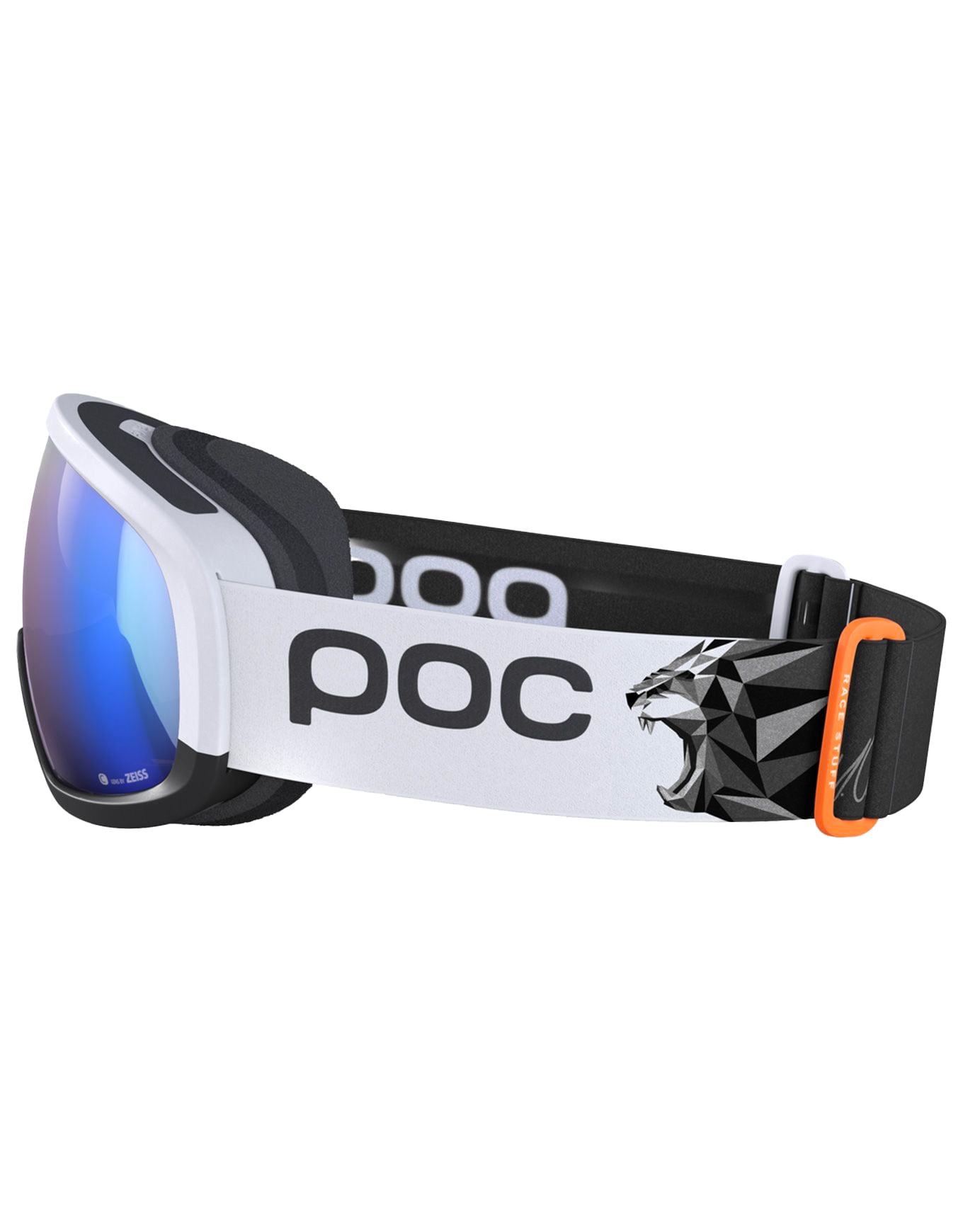 Masque de ski - Fovea Mid Race Marco Odermatt Edition Hydrogen White/Uranium Black - Blanc