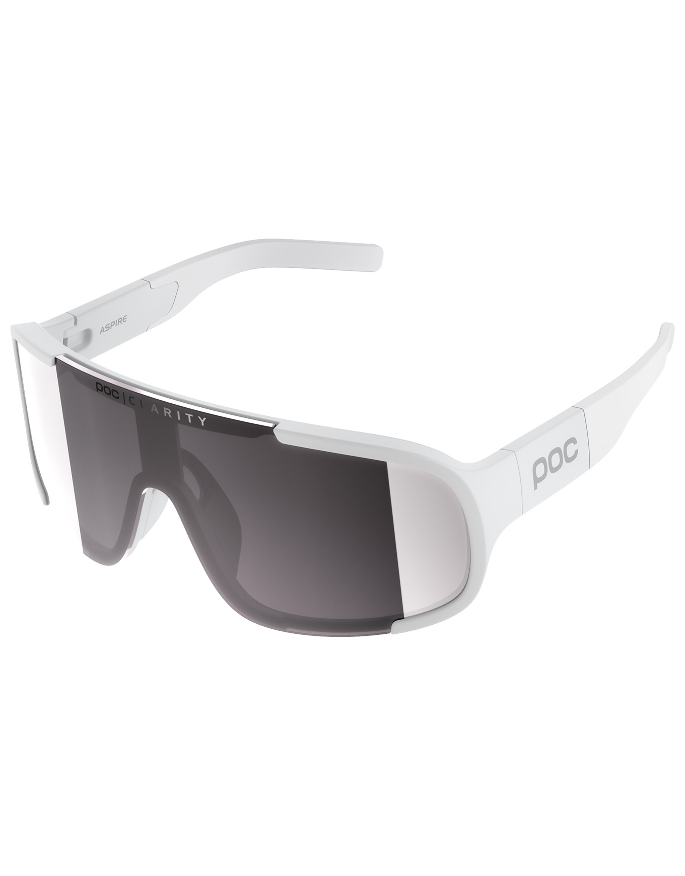 Lunettes de vélo - Aspire Hydrogen White/Clarity Road/Sunny Silver - Blanc