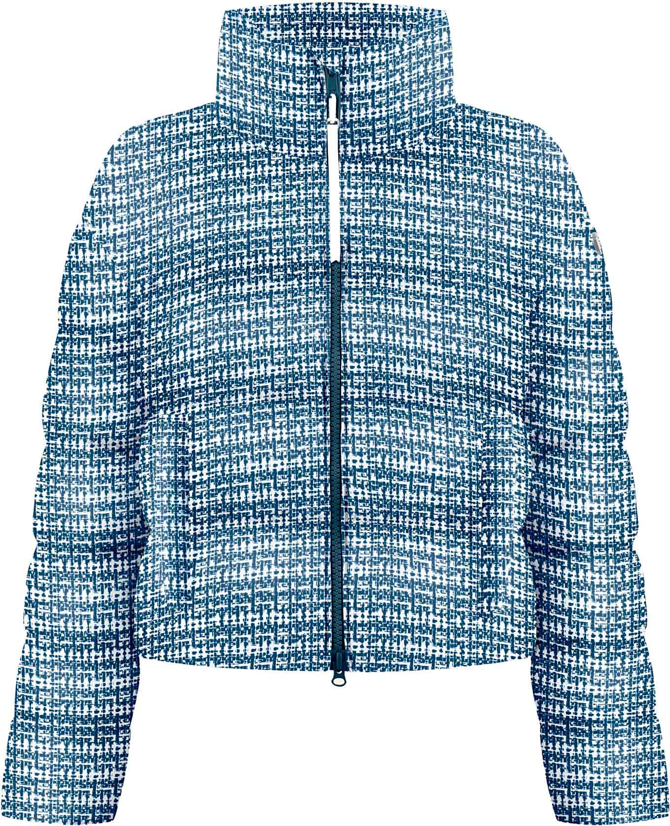 Doudoune imperméable - Carol Down Jacket Tweed Gothic Blue - Taille M - Bleu