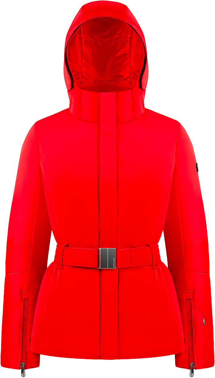 Wasserfeste und atmungsaktive Skijacke Emily Stretch Ski Jacket Scarlet Red für Damen Größe L Rot